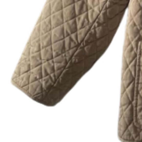 Giacca Woman Tan Polyester  Button Front Lined Insulated Quilted Jacket Size 3X - Picture 16 of 16